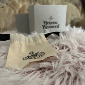AUTHENTIC 925 Sterling Silver Vivienne Westwood Vendome Ring
